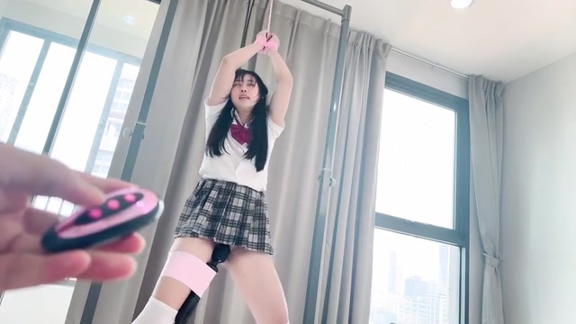 Asian School Girl Engaged in Hardcore Bondage Scene for Adults