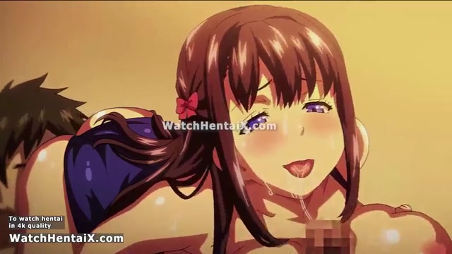 Intimate hentai anime with my sexy girlfriend, wild fuck session